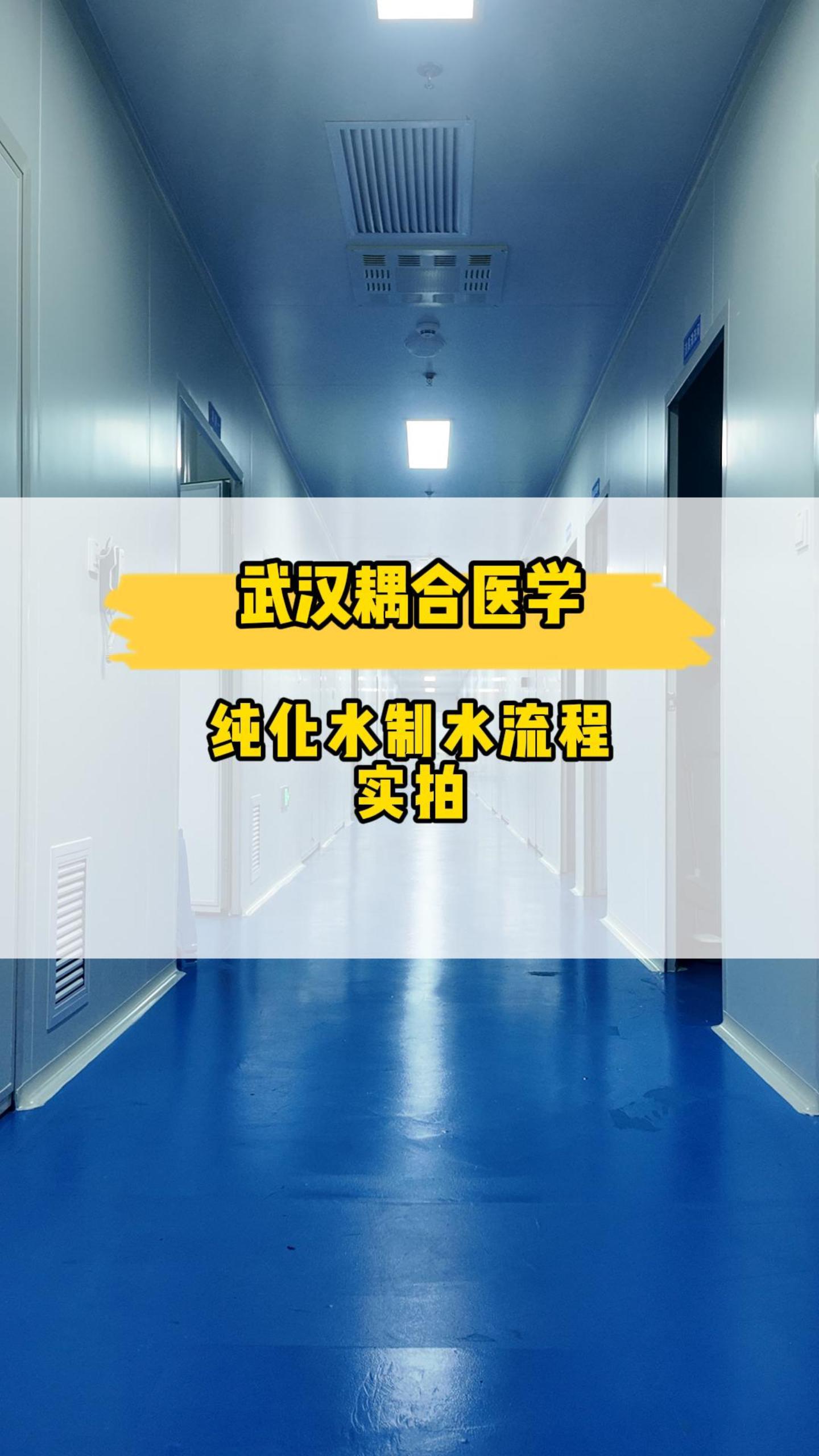 武漢耦合醫(yī)學(xué)-純化水制水流程實(shí)拍