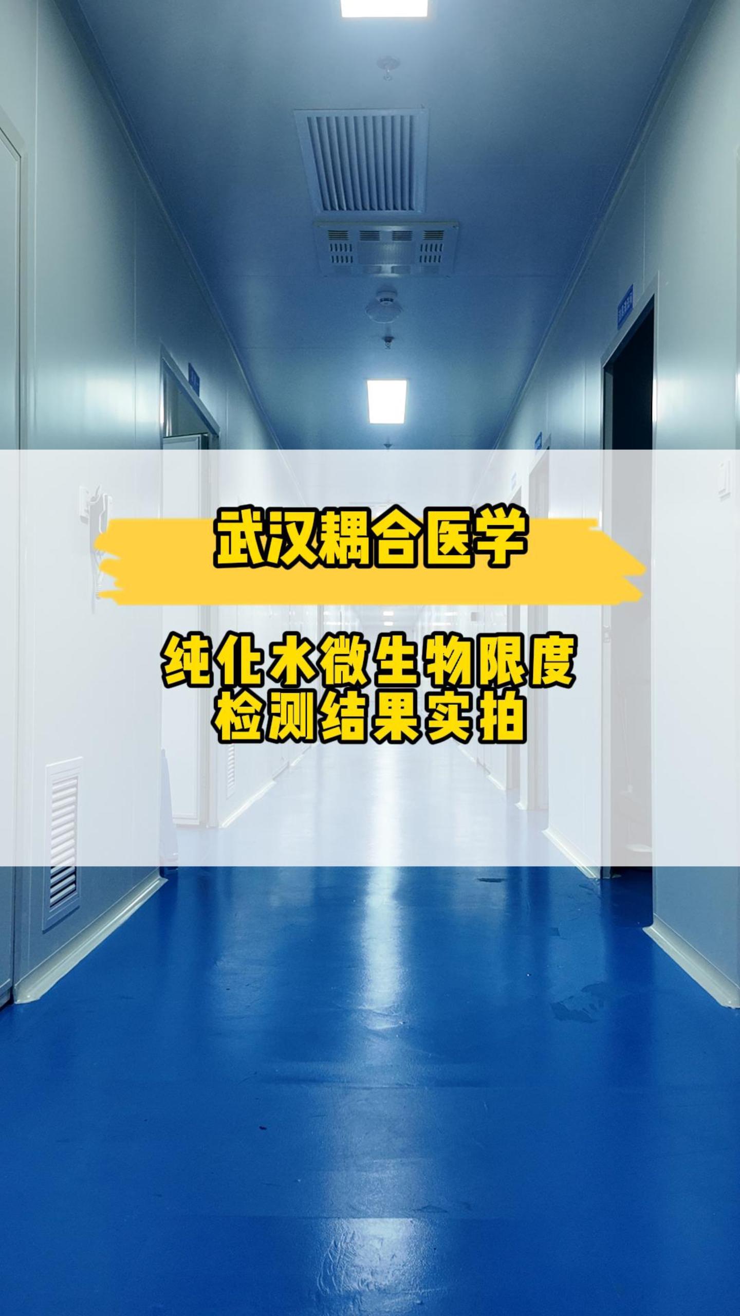 武漢耦合醫(yī)學(xué)-純化水微生物限度檢測結(jié)果實(shí)拍